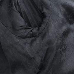 Pre Owned Chanel Single Breasted Jacket Black 08A #36