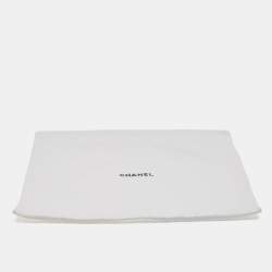 Pre Owned Chanel Black/White Cashmere Detachable Button Detail Cardigan M