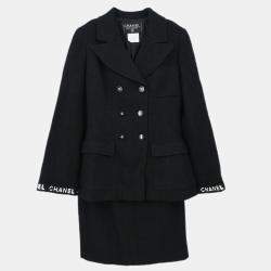 مملوكة مسبقًا Chanel Setup Suit Jacket Skirt Black 