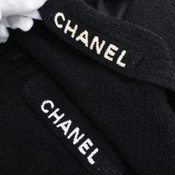 Pre Owned Chanel Setup Suit Jacket Skirt Black 