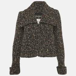 مملوكة مسبقًا Chanel Multicolor Lurex Tweed Zip UP Jacket M