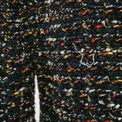مملوكة مسبقًا Chanel Multicolor Lurex Tweed Zip UP Jacket M