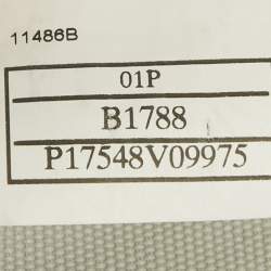 Pre Owned Chanel Grey /White Logo Applique Cotton & Nylon Trousers S