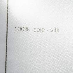 Pre Owned Chanel Black Silk Ruffled Sleeveless Dress S