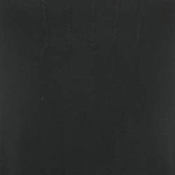 مملوكة مسبقًا Chanel Black Wool Knit Ruffled Mini Dress S