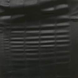 مملوكة مسبقًا Chanel Black Satin Flounce Knee-Length Skirt S