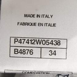 مملوكة مسبقًا Chanel Navy Blue Lace Top S