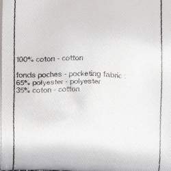 مملوكة مسبقًا بنطلون جينز بقصة ساق مستقيمة دنيم أزرق كحلي من شانيل مقاس صغير خصر 30 بوصة