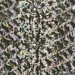 مملوكة مسبقًا Chanel Black Embellished Knit Raw Hem Cardigan L