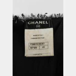 مملوكة مسبقًا Chanel Red Tweed Short Sleeve Top