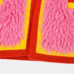 Pre Owned فيست فرو بلا أكمام شانيل زهري مقاس فرنسا 38