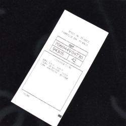 مملوكة مسبقًا قميص شانيل عنق دائري كم قصير توب أسود FR 42