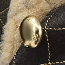 Pre Owned Chanel Single Breasted Coat Brown 04A M