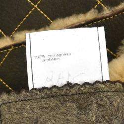 Pre Owned Chanel Single Breasted Coat Brown 04A M