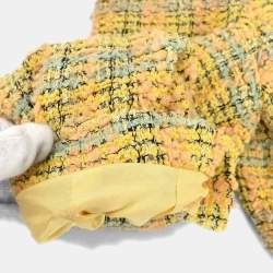 مملوكة مسبقًا جاكيت شانيل بزر واحد أصفر 94A مقاس 42