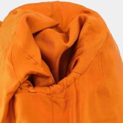مملوكة مسبقًا Chanel Setup Suit Jacket Skirt Orange 95A #38