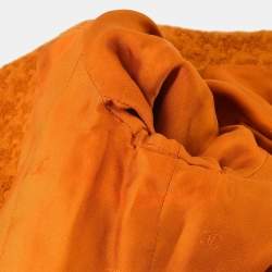 مملوكة مسبقًا Chanel Setup Suit Jacket Skirt Orange 95A #38