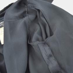 مملوكة مسبقًا قميص شانيلا بلوزة سوداء 94A مقاس 40