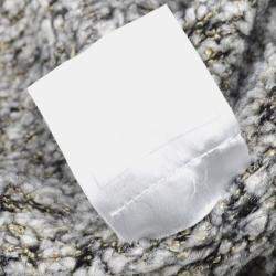 مملوكة مسبقًا Chanel 07A #42 Penguin-motif Knitted Hoodie Gray