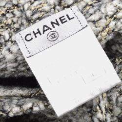 مملوكة مسبقًا Chanel 07A #42 Penguin-motif Knitted Hoodie Gray