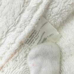 Pre Owned كارديجان شانيل طراز كبير فتح أمامي أكمام طويلة زهري #38