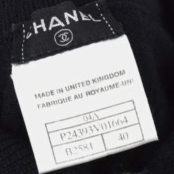 مملوكة مسبقًا فستان شانيل أسود #40 04A