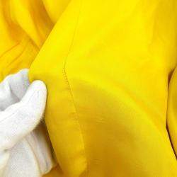 مملوكة مسبقًا جاكيت شانيل بأكمام طويلة أسود وأصفر #42