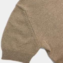 مملوكة مسبقًا Chanel Ensemble Cardigan Short Sleeve Top Beige 96A #36