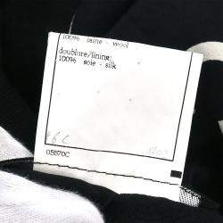 Pre Owned جاكيت شانيل مزدوج الصدر أسود مقاس 38 نسائي