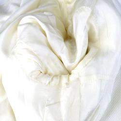 Pre Owned Chanel Collarless Jacket White F 36