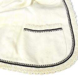 Pre Owned Chanel Collarless Jacket White F 36