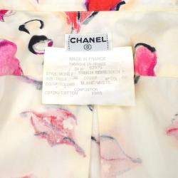 مملوكة مسبقًا Chanel Lips Blouse Shirt White F 38