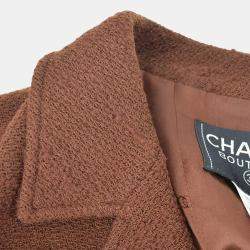 مملوكة مسبقًا Chanel Setup Suit Jacket Skirt Brown 98A F 38