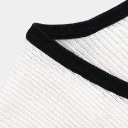 Pre Owned Chanel Top White 95P F 40