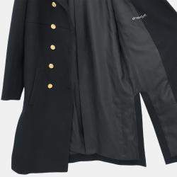 Pre Owned Chanel Coat Black  F 34
