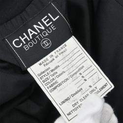 Pre Owned Chanel Coat Black  F 34