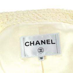 مملوكة مسبقًا Chanel P57660V26446 Long Sleeve Jacket White F 38