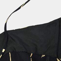 Pre Owned Chanel 98P Cc Sleeveless Dress Skirt Black  F 36