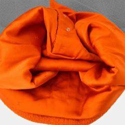 Pre Owned Chanel Setup Suit Jacket Dress Orange Size M