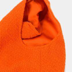 Pre Owned Chanel Setup Suit Jacket Dress Orange Size M