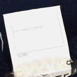 مملوكة مسبقًا توب شانيل P44570K04639 #34 كم طويل ياقة مستديرة نيلي