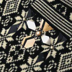 مملوكة مسبقًا طقم شانيل توب وتنورة سوداء #38