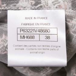 Pre Owned جاكيت شانيل تويد وردي/أسود بسحاب متوسط