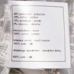 Pre Owned جاكيت شانيل تويد وردي/أسود بسحاب متوسط