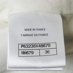 Pre Owned جاكيت شانيل إغلاق فيلكرو تويد متعدد الألوان مقاس وسط