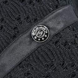 Pre Owned Chanel Cardigan Black F 34