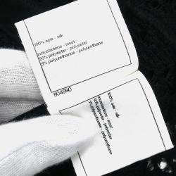 Pre Owned Chanel Cardigan Black F 34