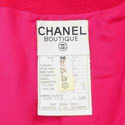 مملوكة مسبقًا Chanel Setup Suit Jacket Skirt Pink Black S