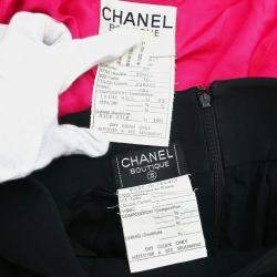 مملوكة مسبقًا Chanel Setup Suit Jacket Skirt Pink Black S