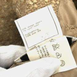 Pre Owned معطف شانيل بيج بزرار أمامي مفرد 01A مقاس 38